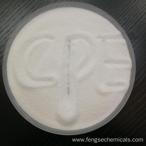 WHITE POWDER CHLORINATED POLYETHYLENE CPE 135A